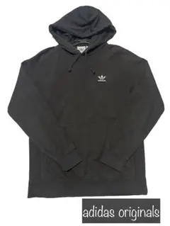 adidasoriginals プルオーバー パーカー 長袖 黒×白 Lサイズ
