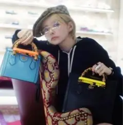 Gucci グッチ　ダイアナ　ミニ　バンブーバッグ　ホワイト