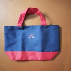 Kitamura キタムラ ミニトートバッグ ネイビー レッドのサムネイル