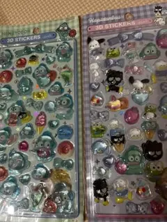 ハンギョドン、サンリオ3Dステッカー二枚
