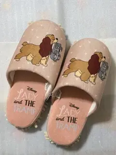 【新品タグ付】　わんわん物語　レディ　ルームスリッパ　ルームシューズ　ディズニー