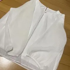 CLOSSHI 長袖 ブラウス ホワイト LLのサムネイル