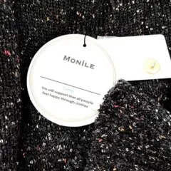 ❤︎新品❤︎MoNiLEカラーネップ×スパンコール　アンサンブル