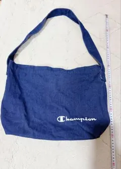 Champion デニムブルー ショルダーバッグ