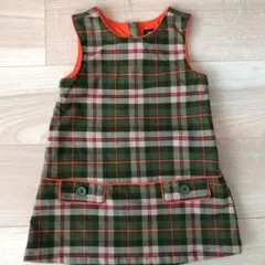 baby Gap チェックジャンパースカート 90cm