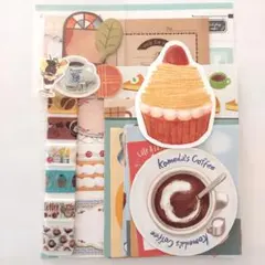 コーヒーとスイーツ　紙ものおすそわけ　バラメモ　レタセ　モンブラン