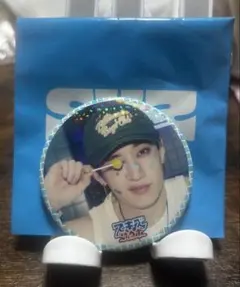 JYPポップアップストア バンチャン スキズサウナ 缶バッジ straykids