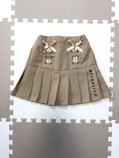 【BY LOVEiT】レースアップ スカパン 140cm ベージュ