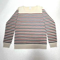 ZOOTIE DES SUCETTES ボーダーニット 長袖　レディース Ｌのサムネイル
