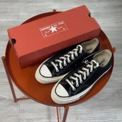 CT70 三ツ星 162058C 黒 ローカット 27cm 新品