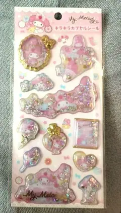 キラキラカプセルシール　マイメロディ