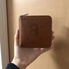 AFB コンパクト財布 ミニ財布 ブラウン