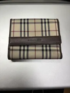 Burberry チェック柄 二つ折り財布