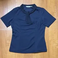 【カーシーカシマ】オフィスポロシャツ（ネイビー）M