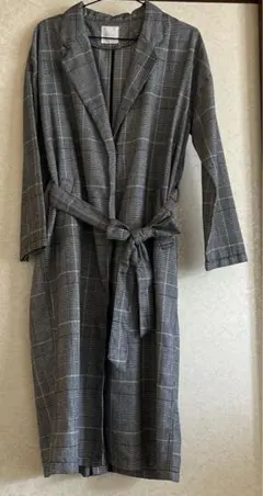 トレンチコート、チェック柄、ローリーズファーム