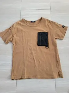 GLAZOS ブラウン ポケット付き Tシャツ 140のサムネイル