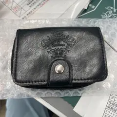オロビアンコ キーリング付き レザー　財布 黒　レザー キーケース 小銭入れ