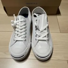【新品】Converse ジャックパーセル 白 レザー 27cm