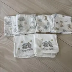 動物柄ガーゼハンカチセット　6枚セット