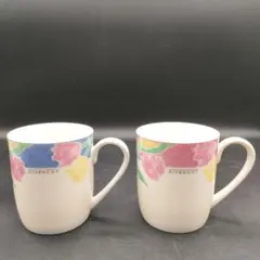GIVENCHY 花柄マグカップ 2個セット
