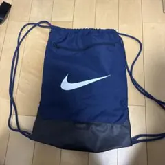 Nike ネイビー ドローストリングバッグ