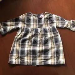 wowo チェックチュニック　2歳