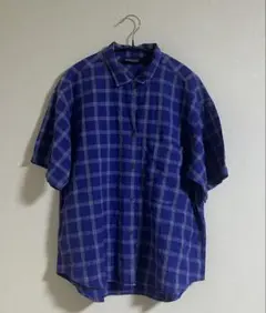 90s 80s patagonia 香港製　半袖シャツ チェック柄