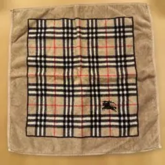 BURBERRY チェック柄 ハンドタオル