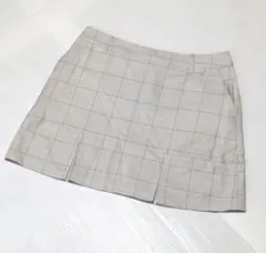 SAMANTHA THAVASA 　ゴルフスカート 　チェック　サイズ40のサムネイル