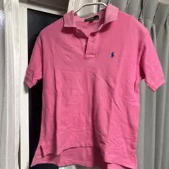 ラルフローレン　ポロシャツ　80s ピンク　y2k