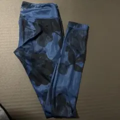 lululemon ヨガパンツ レギンス ブルー 花柄