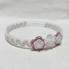 ハンドメイド　ベビーヘアバンド