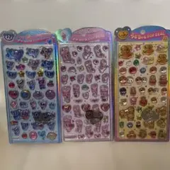 うるちゅるポップシール　3枚セット