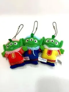 トイストーリー エイリアン ぬいぐるみバッジ 3セット 