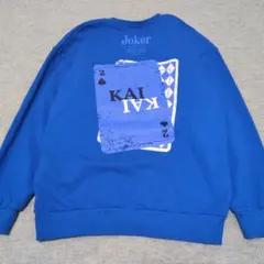 超特急 カイ Joker トレーナー スウェット 青 М