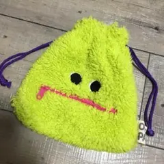 ふわふわ 巾着袋