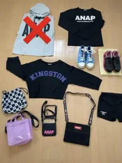 ANAPセット（スニーカー、トップス、バッグ）9点　断捨離セット