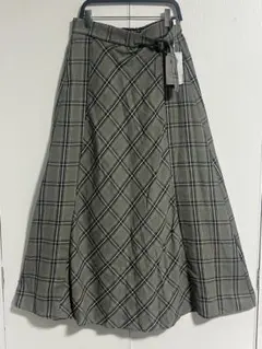 チェックプリーツスカート