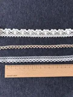 刺繍リボン　刺繍レース　レースリボン　手芸　素材　りぼん