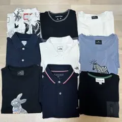 メンズ夏 半袖 10枚セット （カルバンクライン ポールスミス トミーなど）