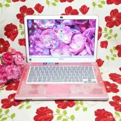 小型/ピンク色/ソニーVAIO/Win11/SSD240GB&メモリ8GB/i5