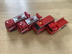 トミカ　消防車4台まとめセット