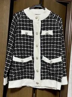 SHEIN ツイード カーディガン セーター