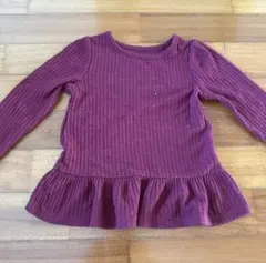 Cat&Jack 長袖　Tシャツ 3T 90 100 女の子　ワッフル