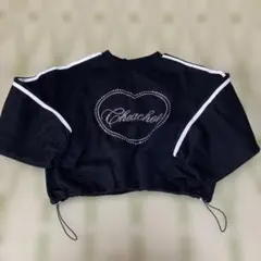 ラインストーン ロゴ トレーナー メルカリ市価格！
