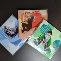 【未開封】ヒロアカ×ドンキ　アクスタ　3種　緑谷　爆豪　轟