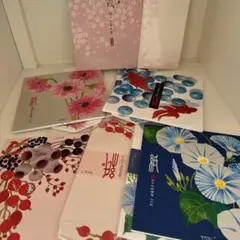 花柄和紙レターセット 10枚入り