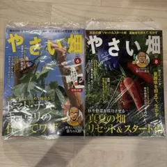 やさい畑 2026年 6月号・8月号 セット