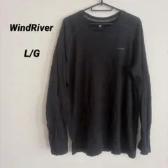 WindRiver 【L/G】ブラック 長袖カットソー