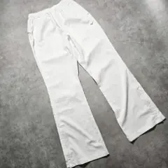 h976H ミズノ トレーニングパンツ ジャージ スポーツ S ホワイト